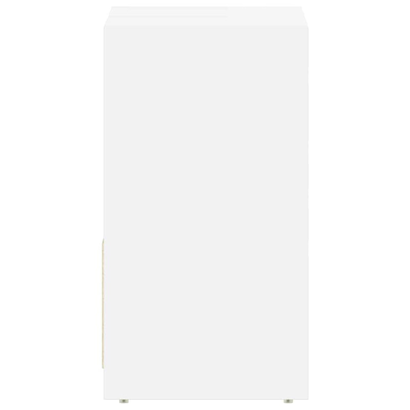 Dulap de baie, alb, 60x33x60 cm, lemn prelucrat