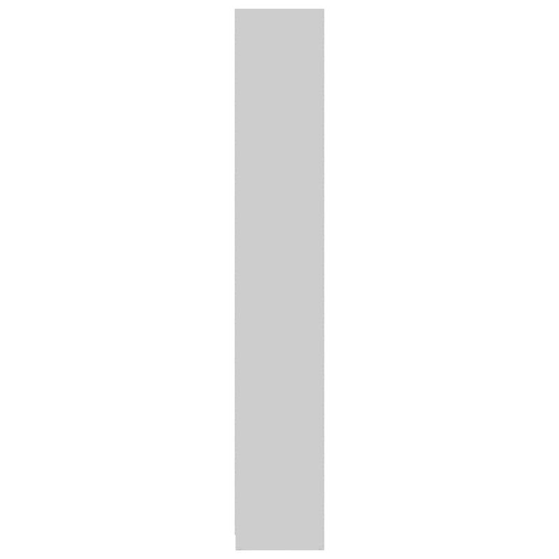 Dulap de baie, alb, 30x30x183,5 cm, lemn prelucrat