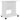 Birou de calculator, alb, 80x50x75 cm, lemn prelucrat