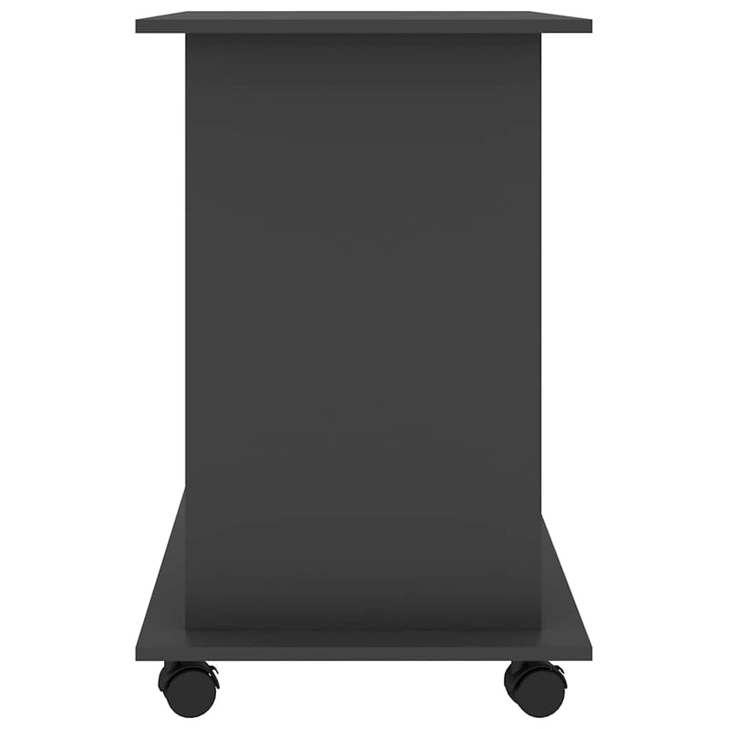 Birou de calculator, gri, 80 x 50 x 75 cm, PAL