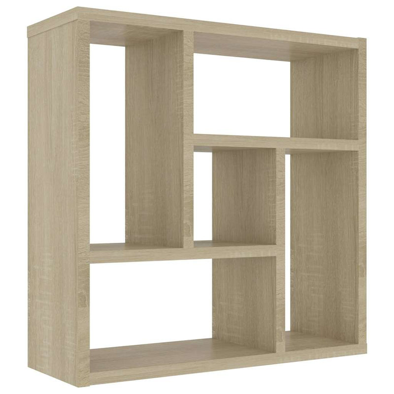 Raft de perete, stejar Sonoma, 45x16x45 cm, lemn prelucrat