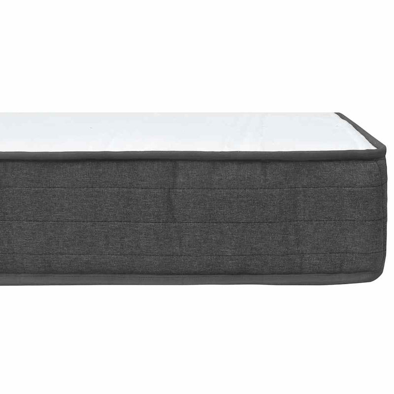 Pat continental, gri închis, 180 x 200 cm, material textil