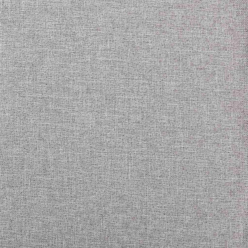 Perdele opace aspect pânză, cârlige, 2 buc. gri, 140x225 cm
