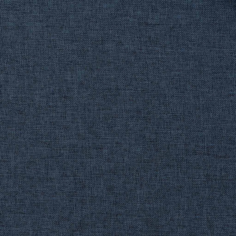 Draperie opacă, aspect de in, albastru, 290x245 cm, cu cârlige