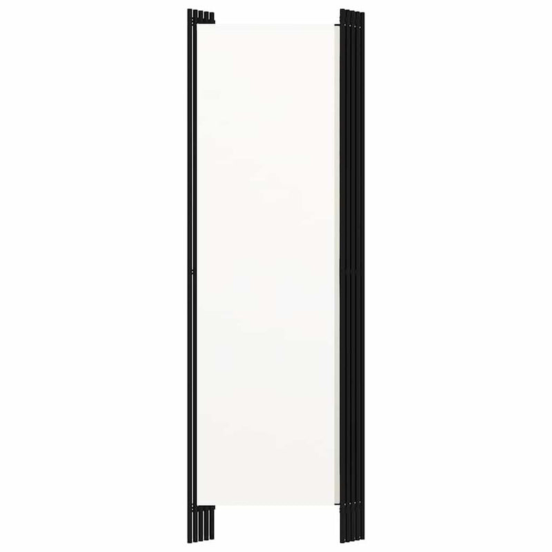 Paravan de cameră cu 5 panouri, alb, 250 x 180 cm