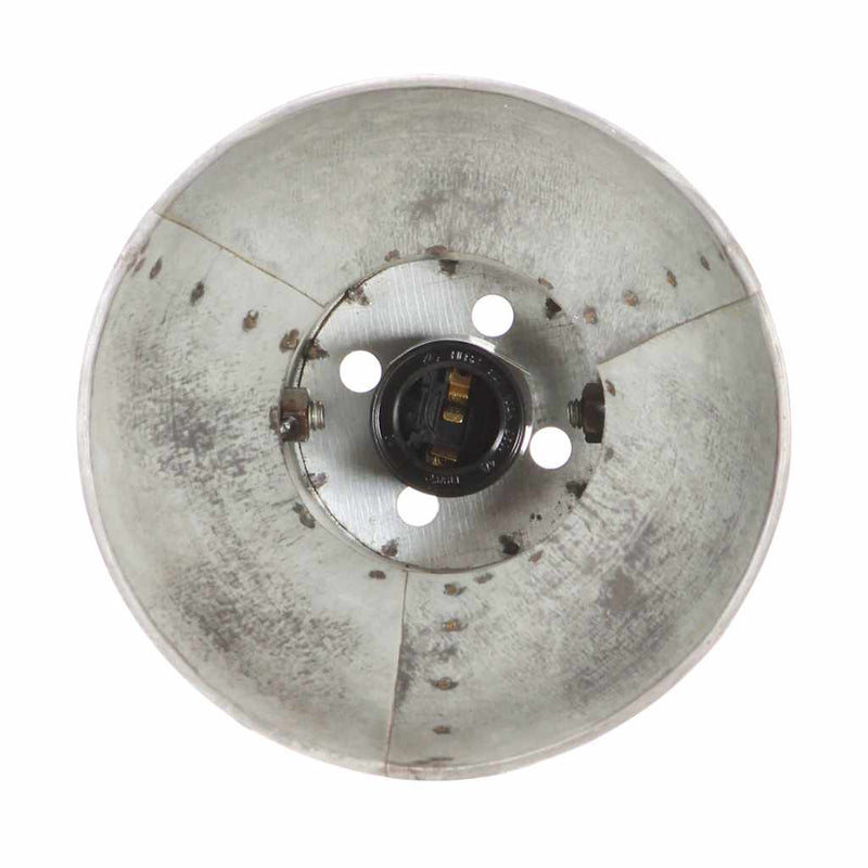 Lampă de perete industrială, argintiu, 45 x 25 cm, E27