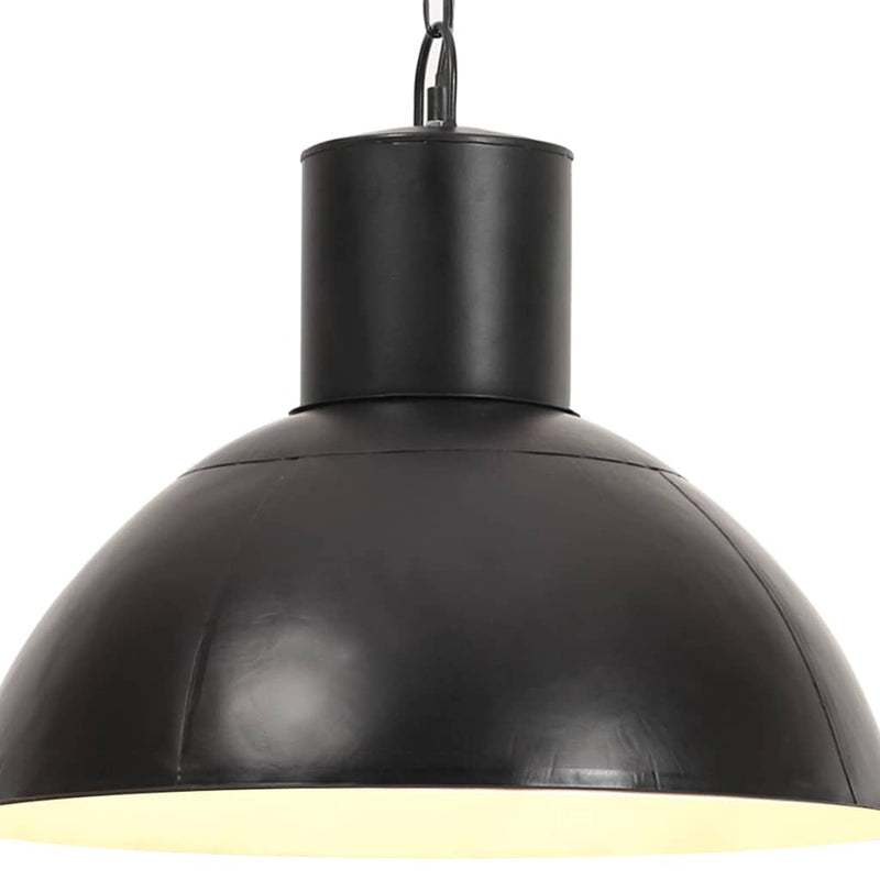 Lampă suspendată, negru, rotund, 48 cm, 25 W, E27