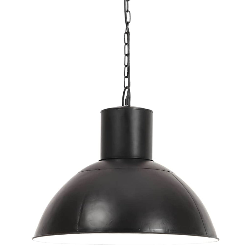 Lampă suspendată, negru, rotund, 48 cm, 25 W, E27
