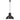 Lampă suspendată, negru, rotund, 48 cm, 25 W, E27