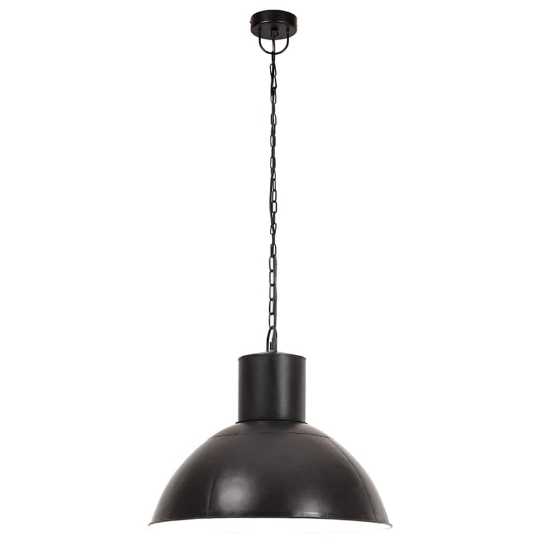 Lampă suspendată, negru, rotund, 48 cm, 25 W, E27