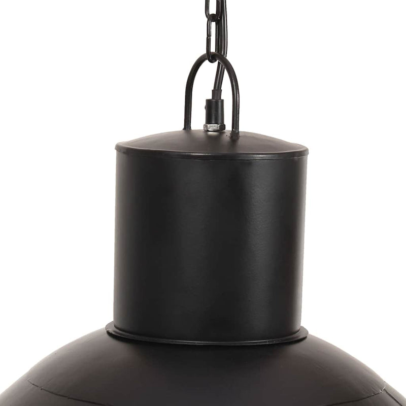 Lampă suspendată, negru, rotund, 48 cm, 25 W, E27