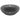 Chiuvetă lux cu preaplin gri închis mat 58,5x39cm ceramică oval