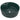 Chiuvetă de lux cu preaplin verde închis mat 36x13 cm ceramică