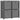 Raft 4 cuburi cu cutii, gri, 69x30x72,5 cm, material textil