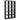 Raft expunere, 15 cuburi, negru, 103x30x175,5 cm, textil