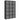Raft expunere 15 cuburi, cutii, negru, 103x30x175,5 cm, textil