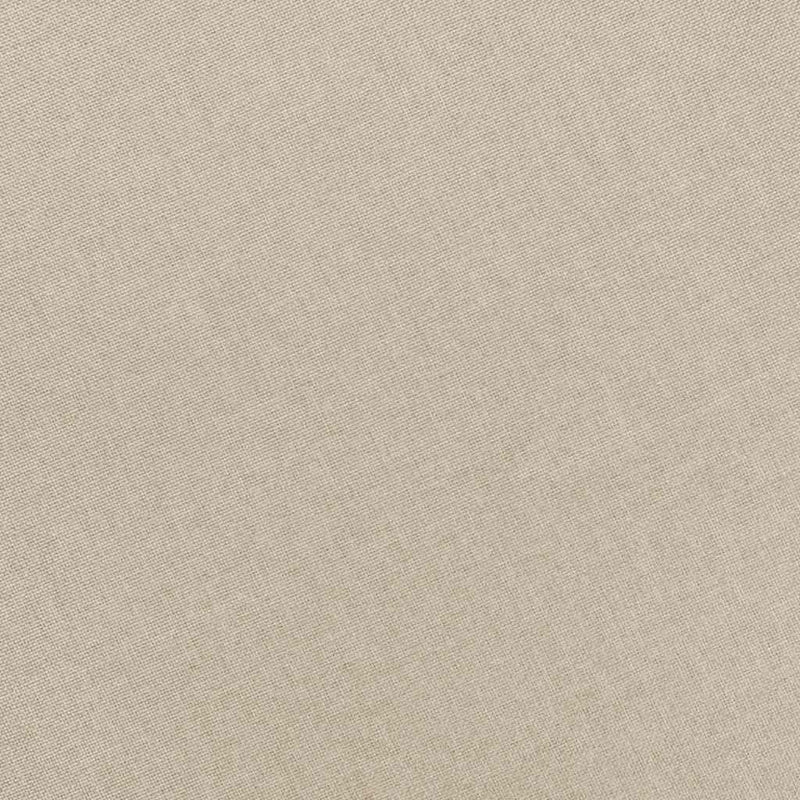 Fotoliu cu taburet pentru picioare, crem, material textil