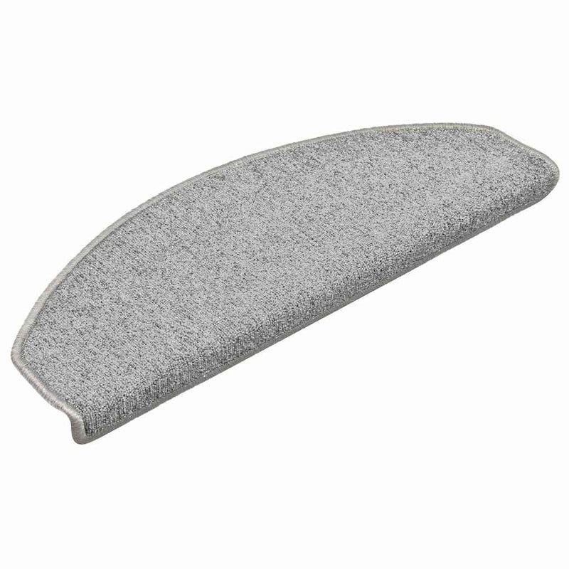 Grile pentru trepte 15 buc. 65 x 24 x 4 cm Non-Slip Alb și gri