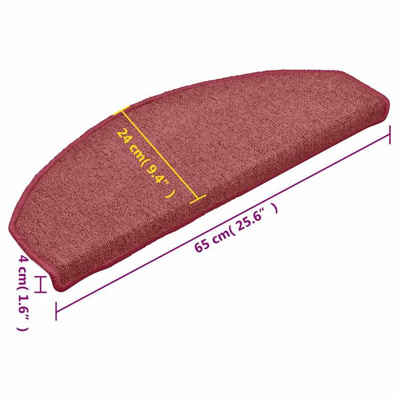 Grile pentru trepte 15 buc. 65 x 24 x 4 cm Non-Slip