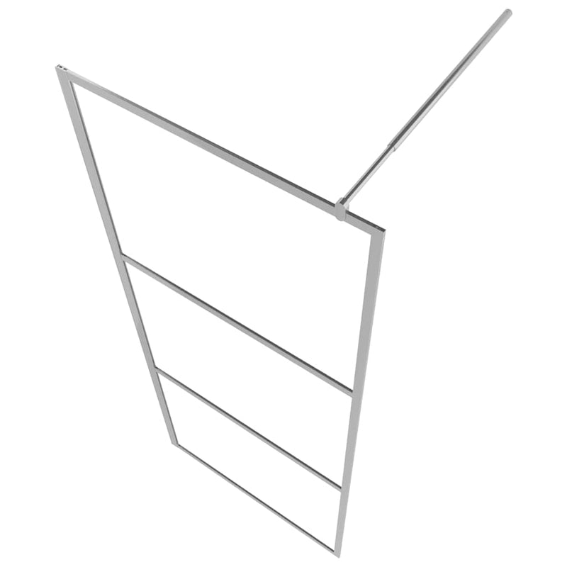 Ecrane de duș Argintiu 100 x 195 cm Sticlă și Aluminiu
