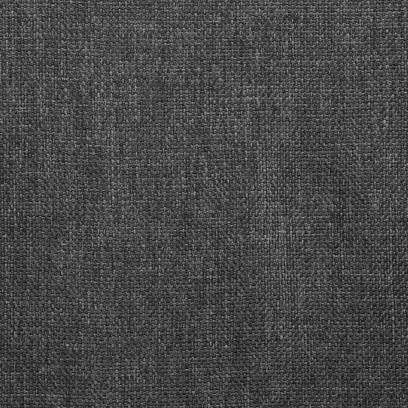 Scaune de bucătărie, 2 buc., gri închis, material textil
