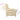 Fotoliu de masaj, crem, material textil