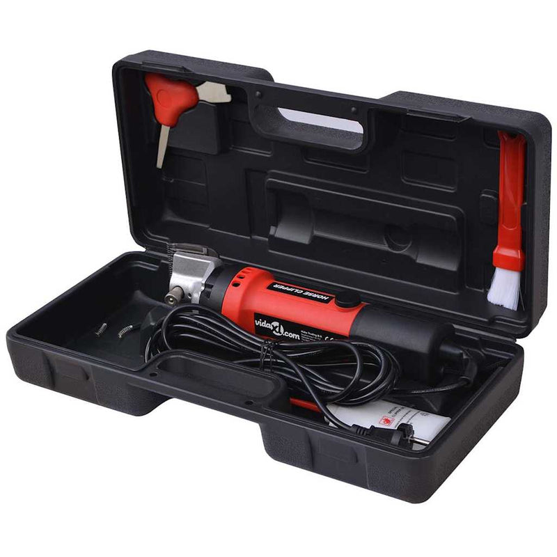 Set mașină de tuns cai, 6 piese, 550 W