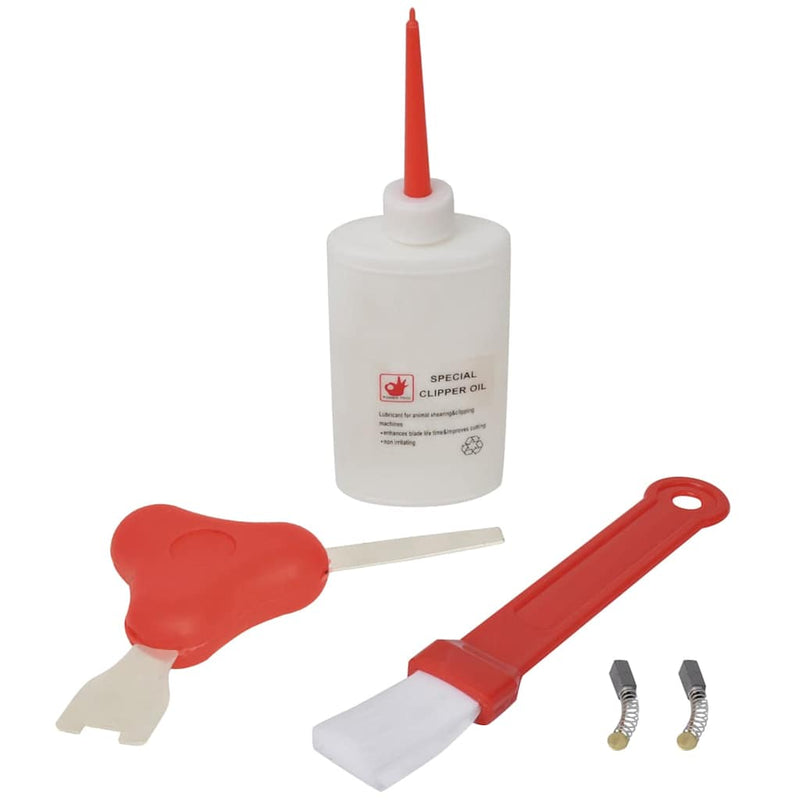 Set mașină de tuns cai, 6 piese, 550 W