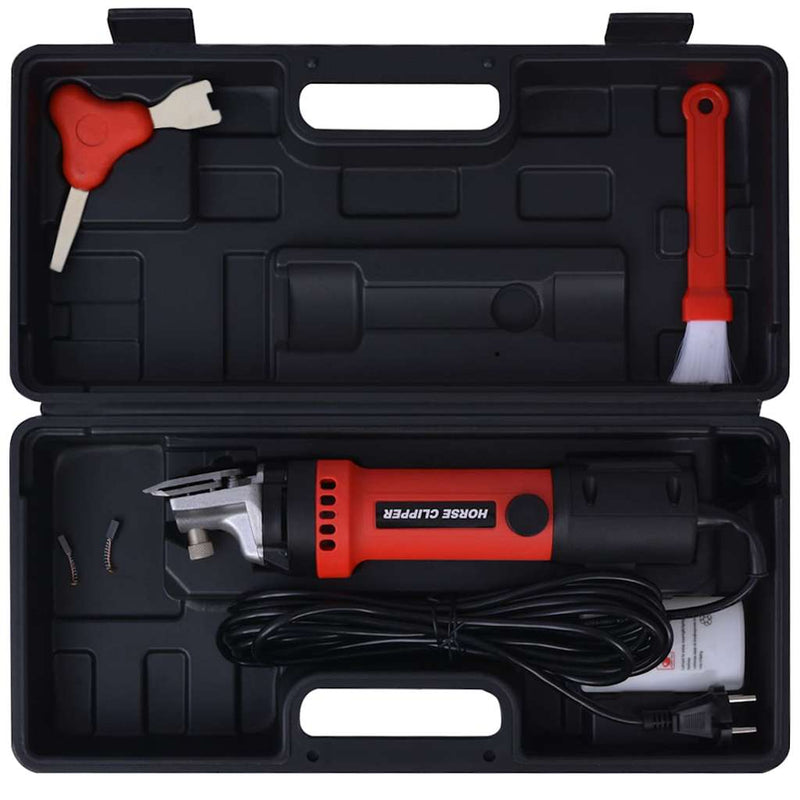 Set mașină de tuns cai, 6 piese, 550 W