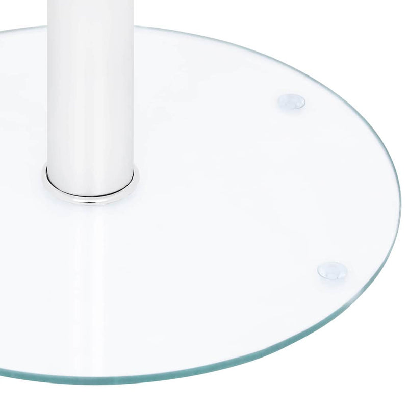 Măsuță de cafea, transparent, 40 cm, sticlă securizată
