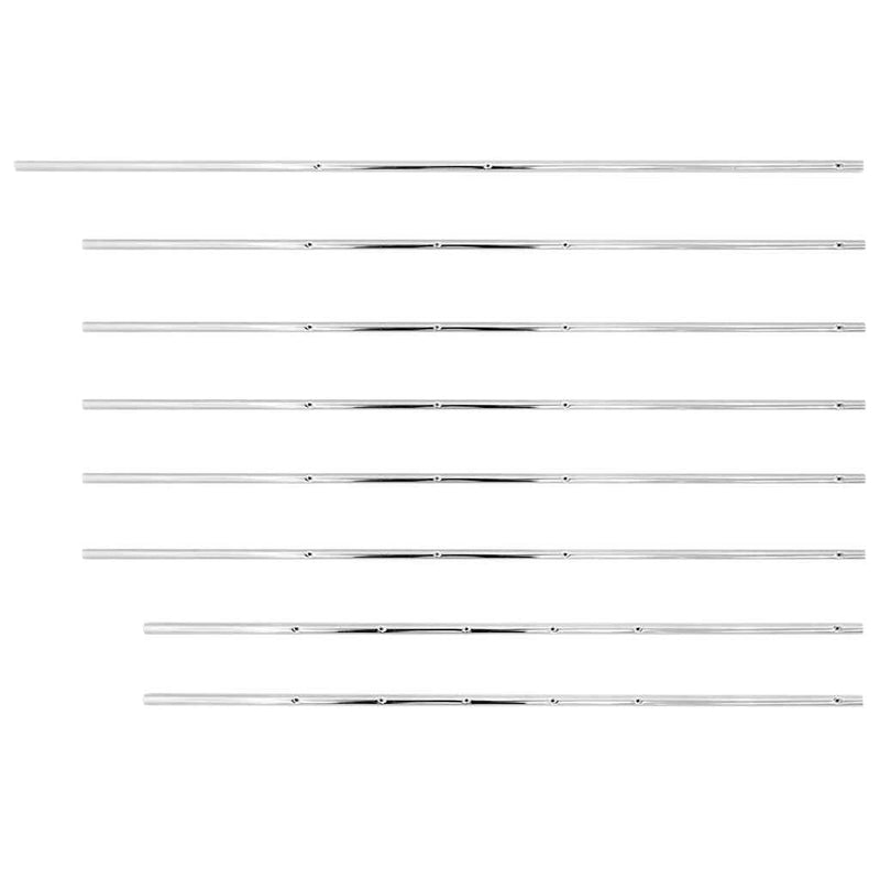Tije pentru masa de fotbal, 8 buc., 15,9 mm
