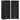 Boxe Hifi pasive de scenă profesionale, 2 buc., negru, 1000 W