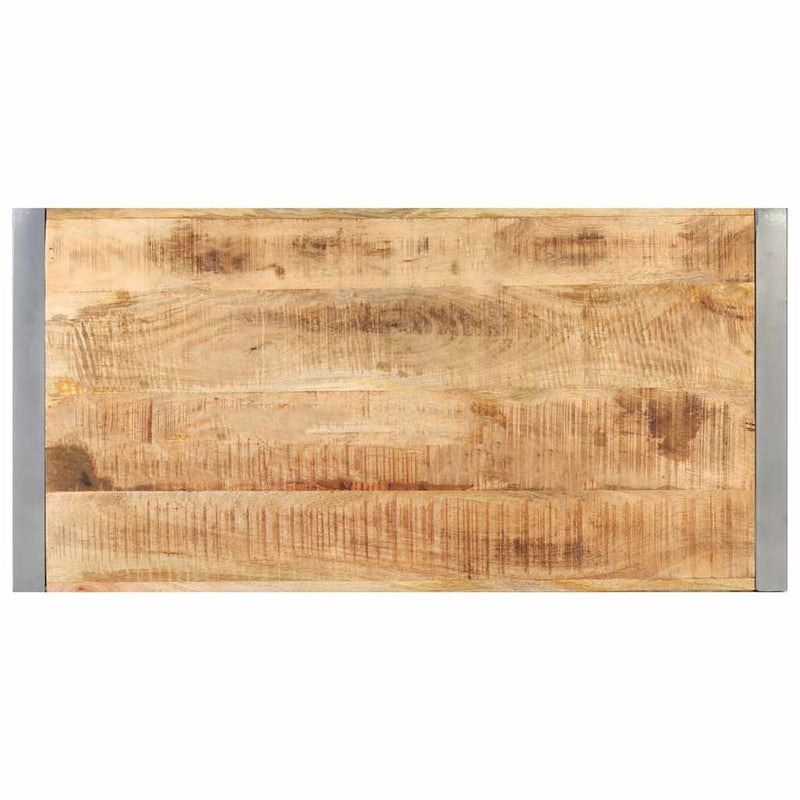 Măsuță de cafea, 120x60x40 cm, lemn de mango nefinisat