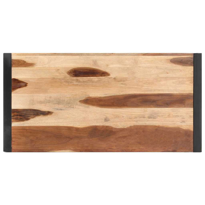 Masă de bucătărie, 120x60x75 cm, lemn masiv