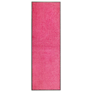 Covoraș de ușă lavabil, roz, 60 x 180 cm