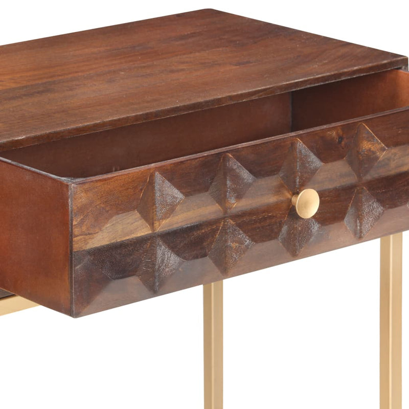 Masă consolă 122x36x75 cm, lemn masiv de mango