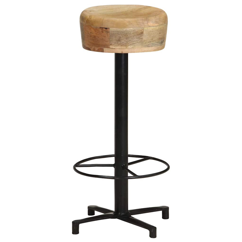 Scaune de bar, 2 buc., 76 cm, lemn masiv de mango