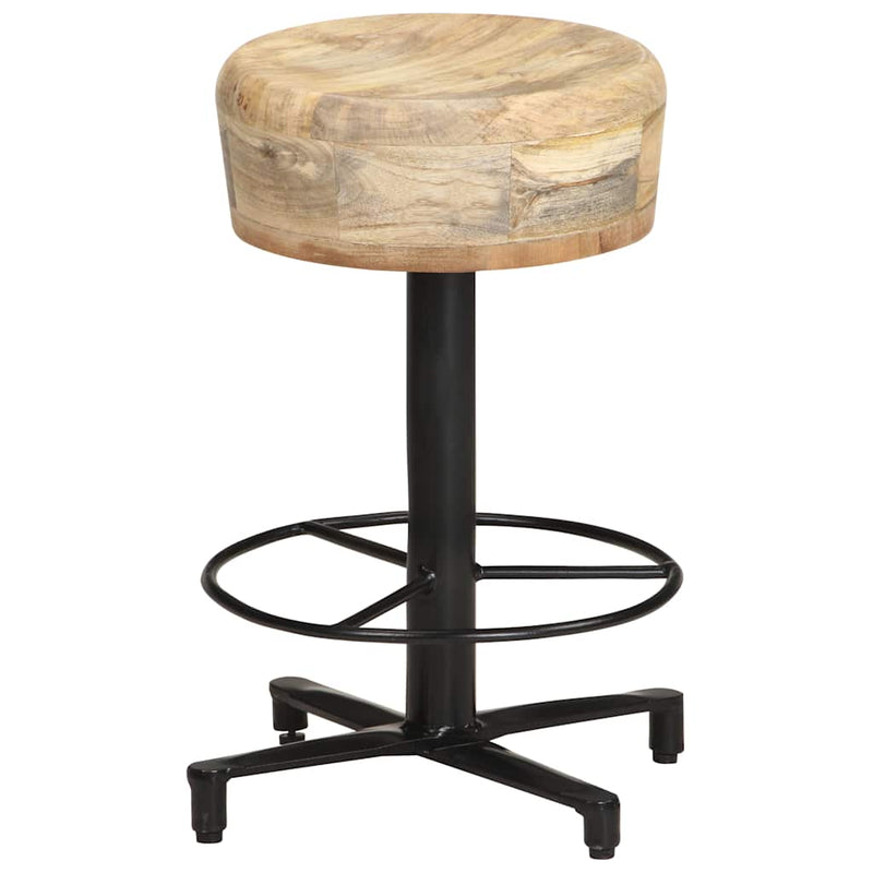 Scaune de bar, 2 buc., 52 cm, lemn masiv de mango