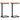Mese laterale, 2 buc., 31,5x24,5x64,5 cm, lemn masiv de acacia