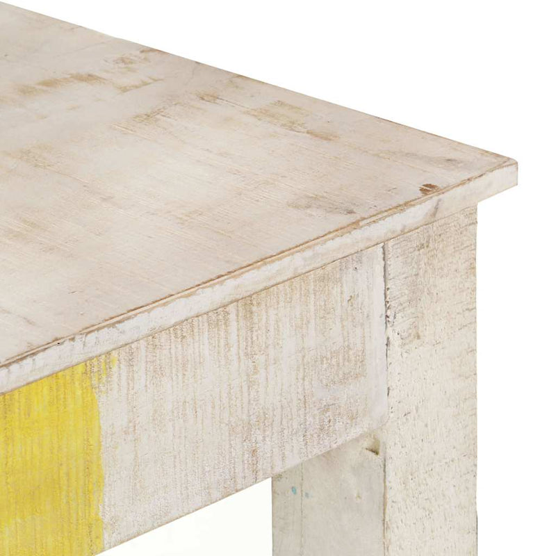 Masă consolă, 115x35x77 cm, lemn de mango nefinisat