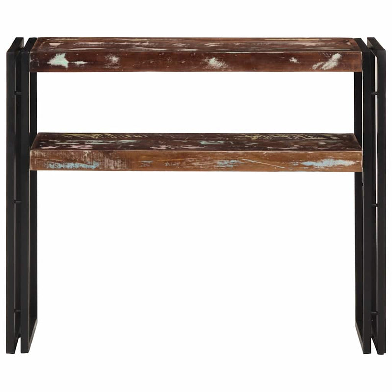 Masă consolă, 90x30x75 cm, lemn masiv reciclat