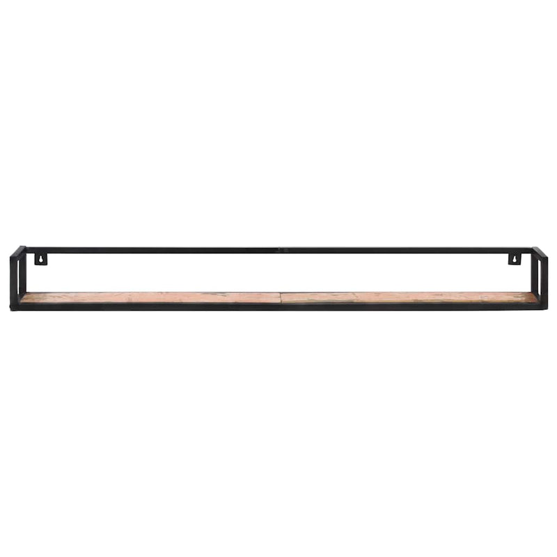 Rafturi de perete, 2 buc., 160 cm, lemn masiv reciclat