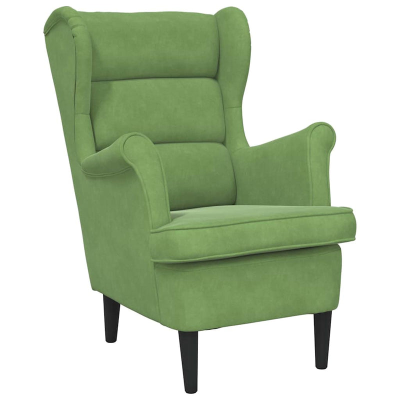 Fotoliu, verde deschis, catifea