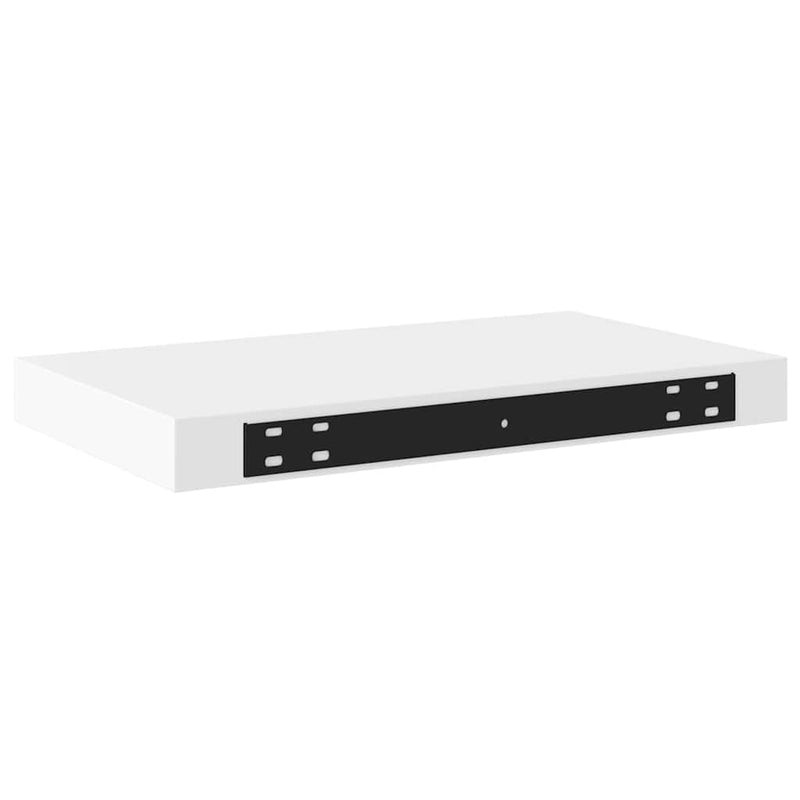 Raft de perete suspendat, alb, 40x23,5x3,8 cm, MDF