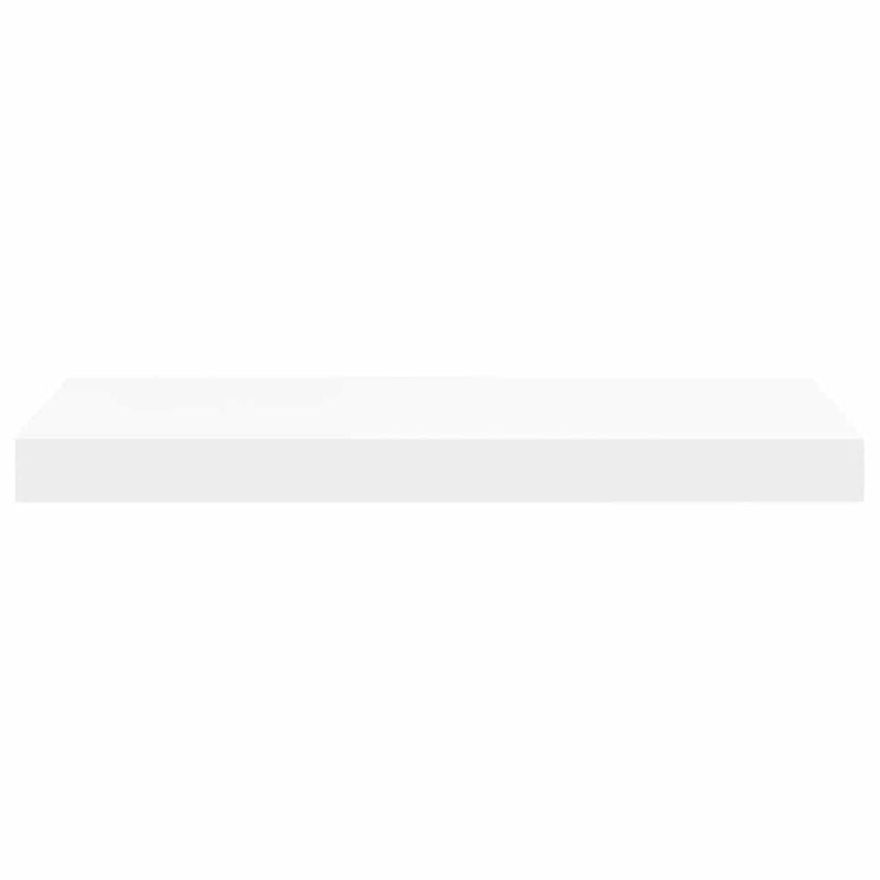 Rafturi de perete suspendate, 4 buc., alb, 50x23,5x3,8 cm, MDF