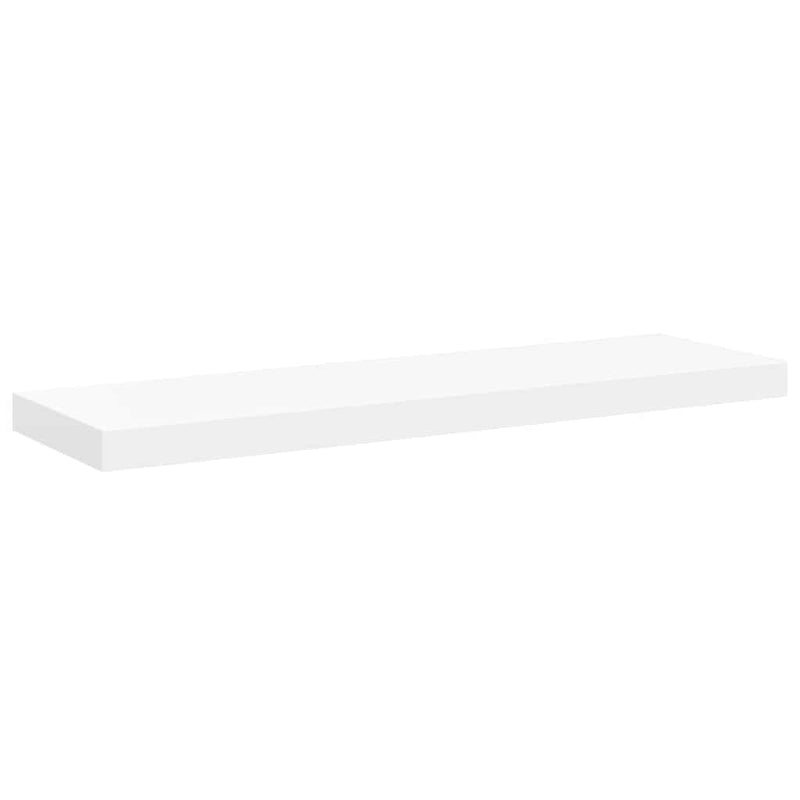 Rafturi de perete, 4 buc., alb, 80 x 23,5 x 3,8 cm, MDF