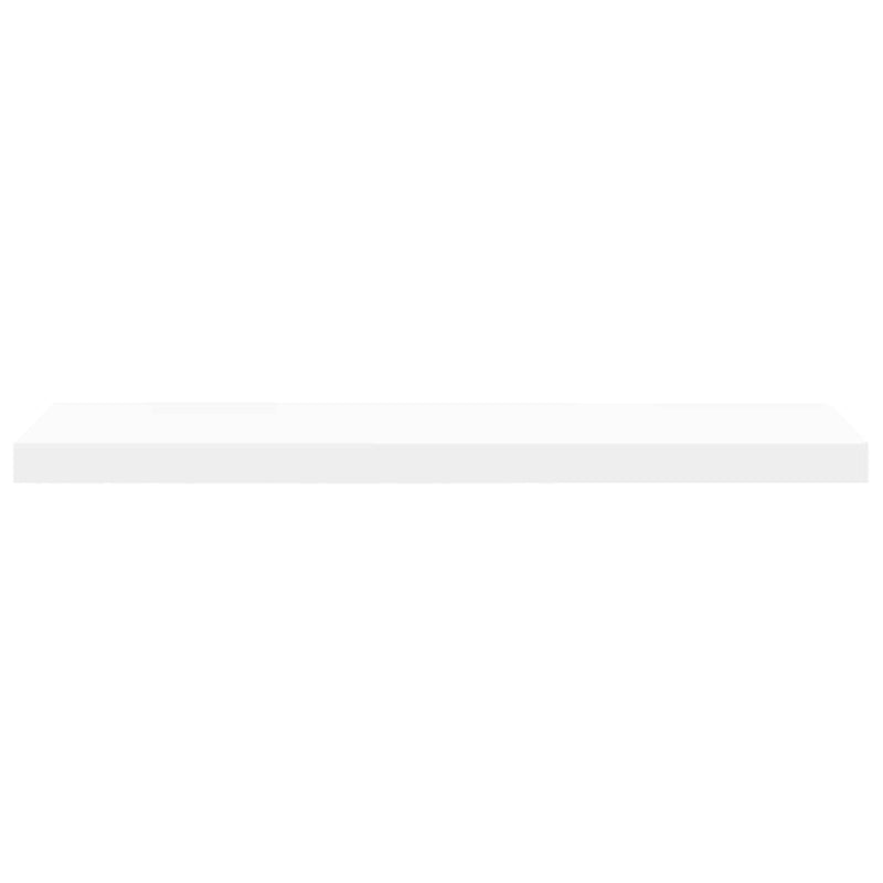 Rafturi de perete, 4 buc., alb, 80 x 23,5 x 3,8 cm, MDF