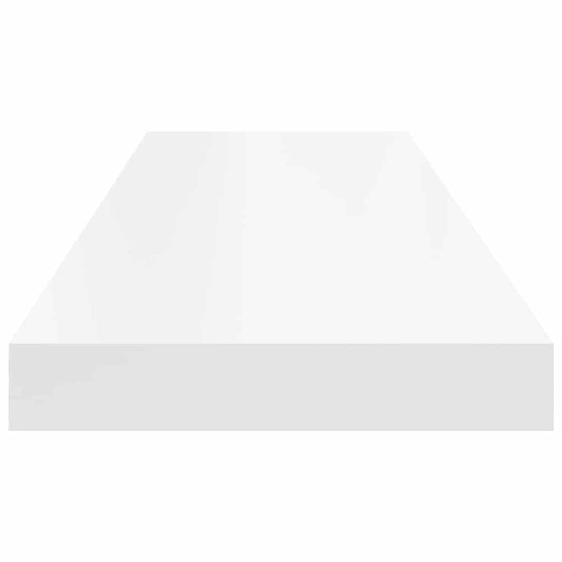 Rafturi de perete, 4 buc., alb, 80 x 23,5 x 3,8 cm, MDF