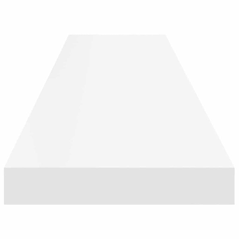 Rafturi de perete, 4 buc., alb, 120 x 23,5 x 3,8 cm, MDF