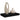 Raft de perete suspendat, negru, 40x23,5x3,8 cm, MDF